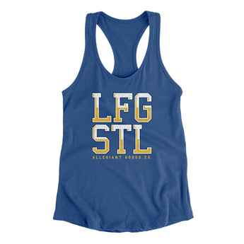 Lfg Stl Women's Racerback Tank-Allegiant Goods Co. Vintage Sports Apparel