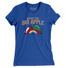 Raise The Big Apple Women's T-Shirt-Royal-Allegiant Goods Co. Vintage Sports Apparel