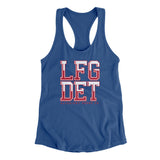 Lfg Det Women's Racerback Tank-Allegiant Goods Co. Vintage Sports Apparel
