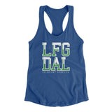 Lfg Dal Women's Racerback Tank-Allegiant Goods Co. Vintage Sports Apparel