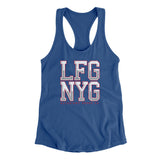 Lfg Nyg Women's Racerback Tank-Allegiant Goods Co. Vintage Sports Apparel