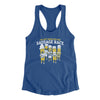 I’m Just Here For The Sausage Race Women's Racerback Tank-Royal-Allegiant Goods Co. Vintage Sports Apparel