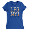 Lfg Nyi Women's T-Shirt-Royal-Allegiant Goods Co. Vintage Sports Apparel