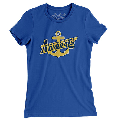 Hampton Road Admirals Women's T-Shirt-Royal-Allegiant Goods Co. Vintage Sports Apparel