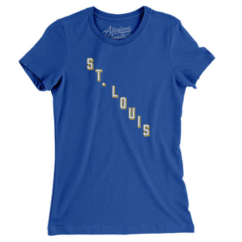 St. Louis Hockey Jersey Women's T-Shirt-Allegiant Goods Co. Vintage Sports Apparel