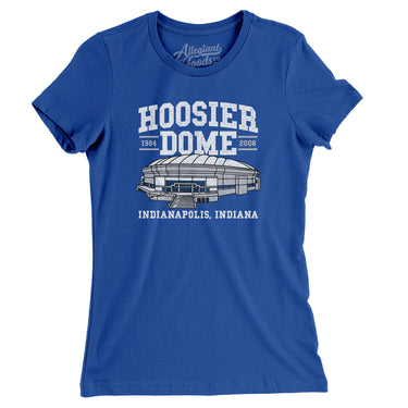 Hoosier Dome Women's T-Shirt-Allegiant Goods Co. Vintage Sports Apparel