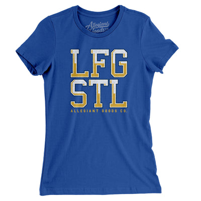 Lfg Stl Women's T-Shirt-Royal-Allegiant Goods Co. Vintage Sports Apparel