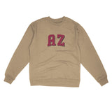 AZ Varsity Midweight Crewneck Sweatshirt-Allegiant Goods Co. Vintage Sports Apparel