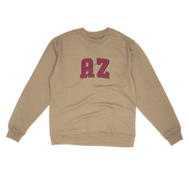 AZ Varsity Midweight Crewneck Sweatshirt-Allegiant Goods Co. Vintage Sports Apparel