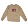 AZ Varsity Midweight Crewneck Sweatshirt-Sandstone-Allegiant Goods Co. Vintage Sports Apparel