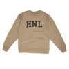 Hnl Varsity Midweight Crewneck Sweatshirt-Sandstone-Allegiant Goods Co. Vintage Sports Apparel