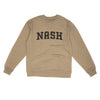Nash Varsity Midweight Crewneck Sweatshirt-Sandstone-Allegiant Goods Co. Vintage Sports Apparel