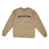 Morgantown Varsity Midweight Crewneck Sweatshirt-Sandstone-Allegiant Goods Co. Vintage Sports Apparel