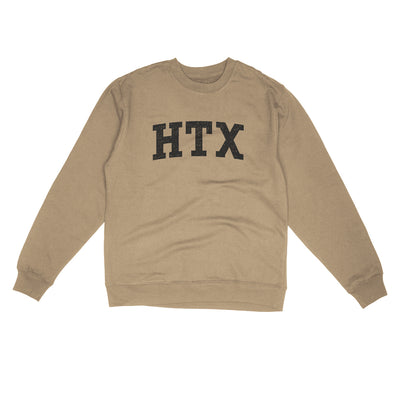 Htx Varsity Midweight Crewneck Sweatshirt-Sandstone-Allegiant Goods Co. Vintage Sports Apparel