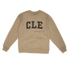 Cle Varsity Midweight Crewneck Sweatshirt-Sandstone-Allegiant Goods Co. Vintage Sports Apparel
