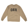 Oak Varsity Midweight Crewneck Sweatshirt-Sandstone-Allegiant Goods Co. Vintage Sports Apparel