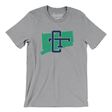 Connecticut Home State Men/Unisex T-Shirt-Allegiant Goods Co. Vintage Sports Apparel