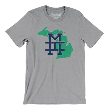 Michigan Home State Men/Unisex T-Shirt-Allegiant Goods Co. Vintage Sports Apparel