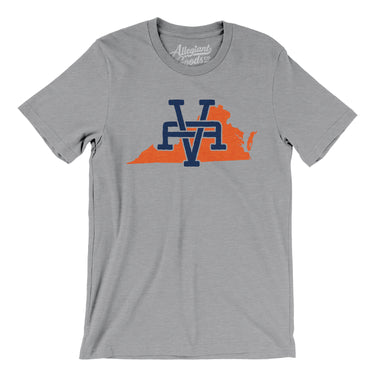 Virginia Home State Men/Unisex T-Shirt-Allegiant Goods Co. Vintage Sports Apparel