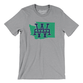 Washington Home State Men/Unisex T-Shirt-Allegiant Goods Co. Vintage Sports Apparel