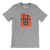 Utah Home State Men/Unisex T-Shirt-Athletic Heather-Allegiant Goods Co. Vintage Sports Apparel