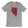Nevada Home State Men/Unisex T-Shirt-Athletic Heather-Allegiant Goods Co. Vintage Sports Apparel