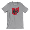 Ohio Home State Men/Unisex T-Shirt-Athletic Heather-Allegiant Goods Co. Vintage Sports Apparel