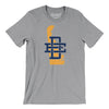 Delaware Home State Men/Unisex T-Shirt-Athletic Heather-Allegiant Goods Co. Vintage Sports Apparel