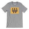 Wyoming Home State Men/Unisex T-Shirt-Athletic Heather-Allegiant Goods Co. Vintage Sports Apparel