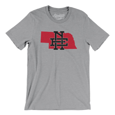 Nebraska Home State Men/Unisex T-Shirt-Allegiant Goods Co. Vintage Sports Apparel