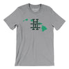 Hawaii Home State Men/Unisex T-Shirt-Athletic Heather-Allegiant Goods Co. Vintage Sports Apparel
