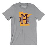 Minnesota Home State Men/Unisex T-Shirt-Athletic Heather-Allegiant Goods Co. Vintage Sports Apparel