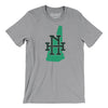 New Hampshire Home State Men/Unisex T-Shirt-Athletic Heather-Allegiant Goods Co. Vintage Sports Apparel