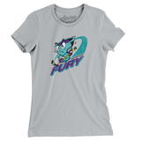 Muskegon Fury Women's T-Shirt-Silver-Allegiant Goods Co. Vintage Sports Apparel