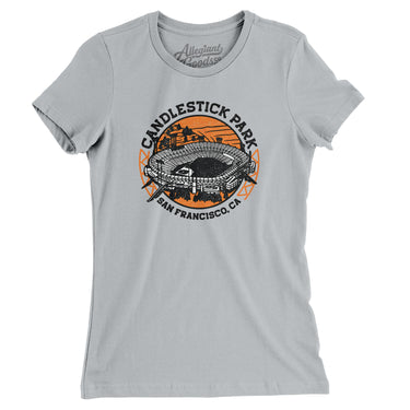 Candlestick Park Women's T-Shirt-Allegiant Goods Co. Vintage Sports Apparel