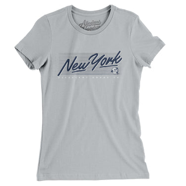 New York Retro Women's T-Shirt-Allegiant Goods Co. Vintage Sports Apparel