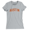 Austin Varsity Women's T-Shirt-Silver-Allegiant Goods Co. Vintage Sports Apparel