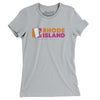 Rhode Island Coffee Women's T-Shirt-Silver-Allegiant Goods Co. Vintage Sports Apparel