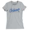 Orlando Retro Women's T-Shirt-Silver-Allegiant Goods Co. Vintage Sports Apparel