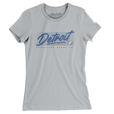 Detroit Retro Women's T-Shirt-Allegiant Goods Co. Vintage Sports Apparel