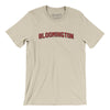 Bloomington Indiana Varsity Men/Unisex T-Shirt-Soft Cream-Allegiant Goods Co. Vintage Sports Apparel