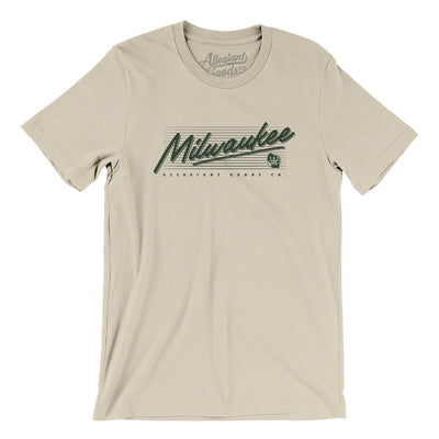 Milwaukee Retro Men/Unisex T-Shirt-Soft Cream-Allegiant Goods Co. Vintage Sports Apparel