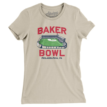 Baker Bowl Women's T-Shirt-Allegiant Goods Co. Vintage Sports Apparel