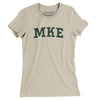 Mke Varsity Women's T-Shirt-Soft Cream-Allegiant Goods Co. Vintage Sports Apparel