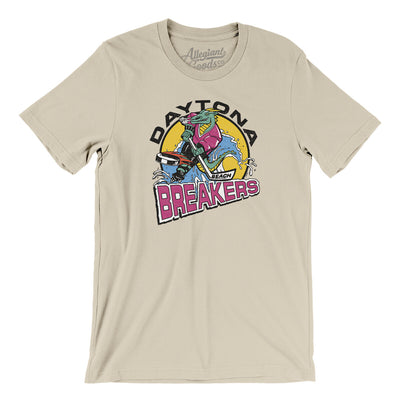 Daytona Beach Breakers Men/Unisex T-Shirt-Soft Cream-Allegiant Goods Co. Vintage Sports Apparel