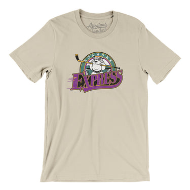 Roanoke Express Men/Unisex T-Shirt-Allegiant Goods Co. Vintage Sports Apparel