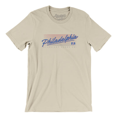 Philadelphia Retro Men/Unisex T-Shirt-Soft Cream-Allegiant Goods Co. Vintage Sports Apparel