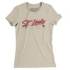 St. Louis Retro Women's T-Shirt-Soft Cream-Allegiant Goods Co. Vintage Sports Apparel