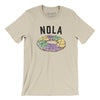 New Orleans King Cake Men/Unisex T-Shirt-Soft Cream-Allegiant Goods Co. Vintage Sports Apparel
