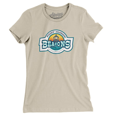 Port Huron Beacons Hockey Women's T-Shirt-Allegiant Goods Co. Vintage Sports Apparel